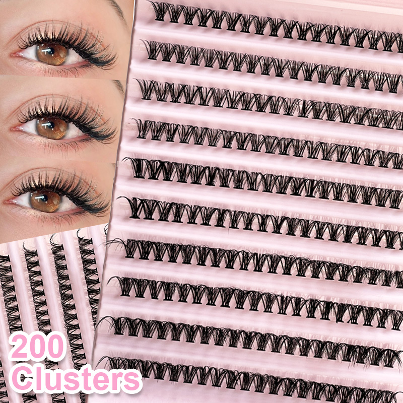 False Eyelashes Natural - الفردية جلدة رمش tuft 8-16 مللي