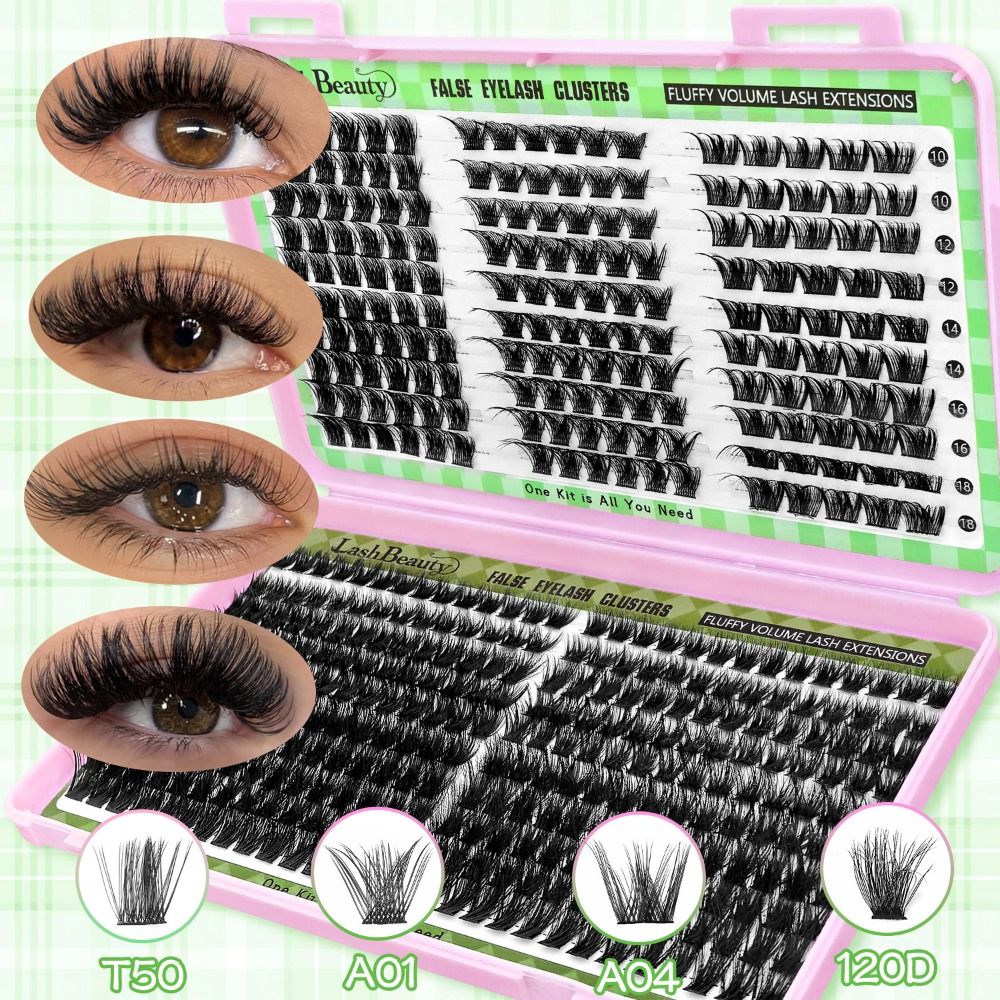 False Eyelashes Natural - رموش صناعية بمظهر طبيعي، تصميم مجمع