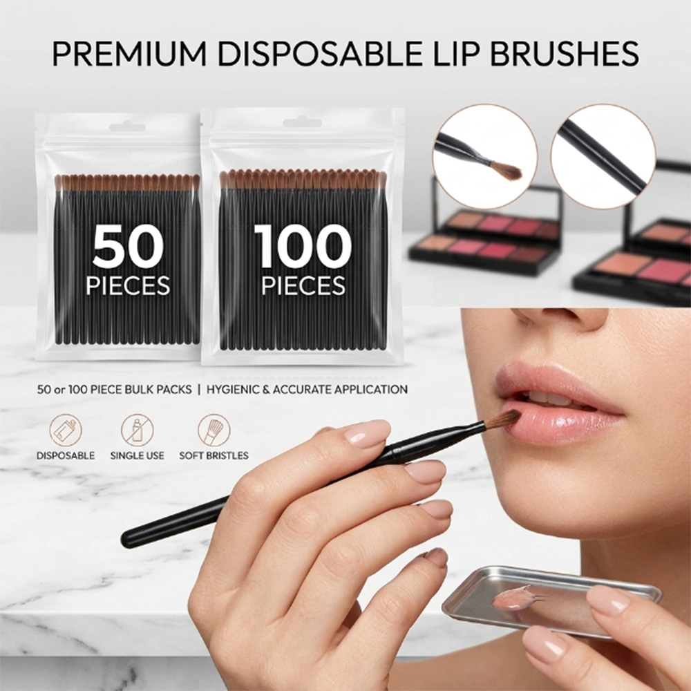 Beauty In Makeup - مجموعة من 50/100 قطعة من فرش