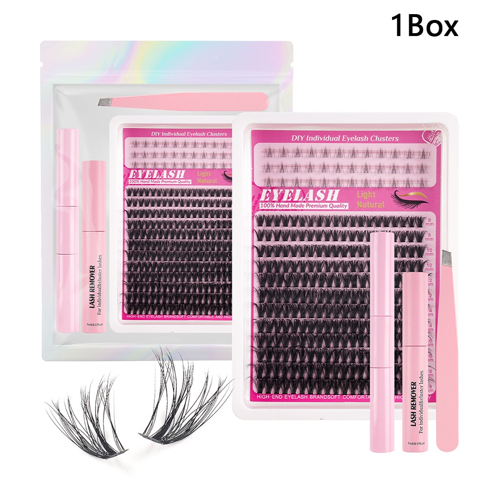 False Eyelashes Natural - رموش صناعية طبيعية المظهر بطول 8-18