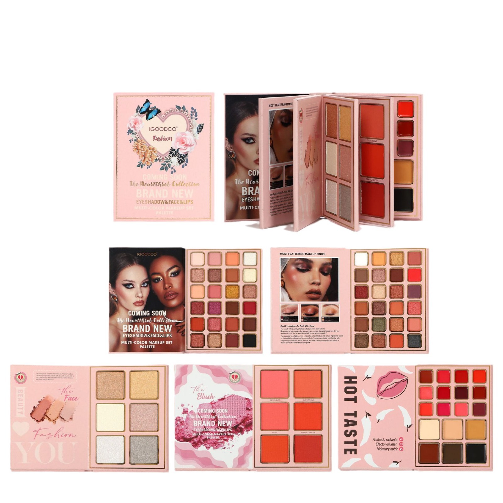 Beauty Book Makeup Kit - مجموعة مكياج احترافية متكاملة بـ 78