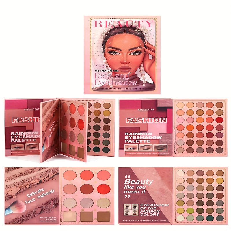 82 لون عينيه لوحة ماتي لامع بر - مراجعة Beauty Book Makeup Kit وسعره