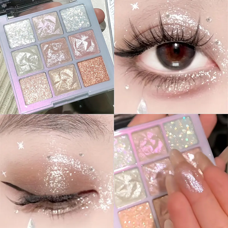 ظلال عيون بـ 9 ألوان من ندفة ا - مراجعة Beauty Book Makeup Kit وسعره