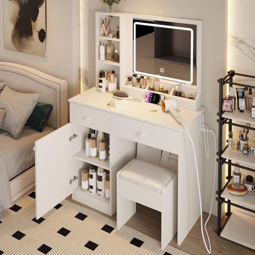طقم طاولة تجميل، طاولة زينة كب - مراجعة Beauty Makeup Vanity Set وسعره