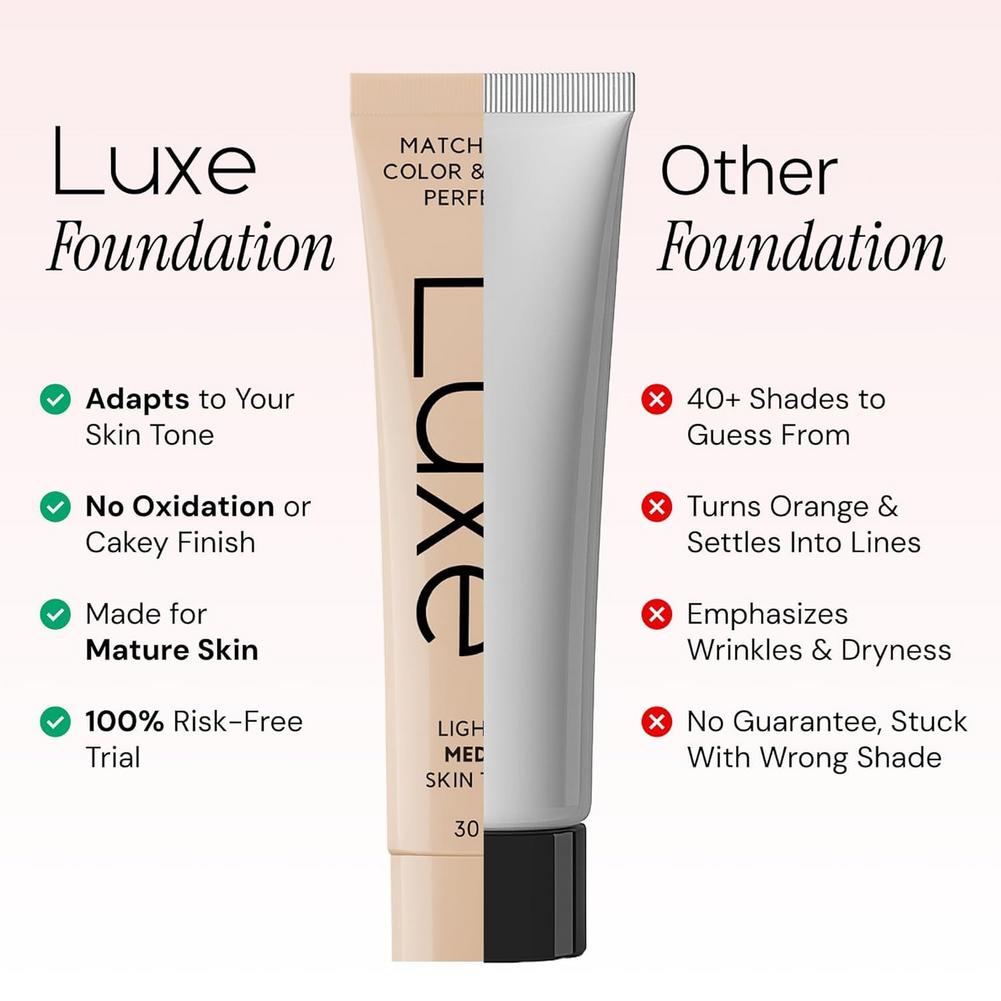 كريم أساس سائل ذكي LUXE مع واق - مراجعة Beauty Natural Makeup وسعره