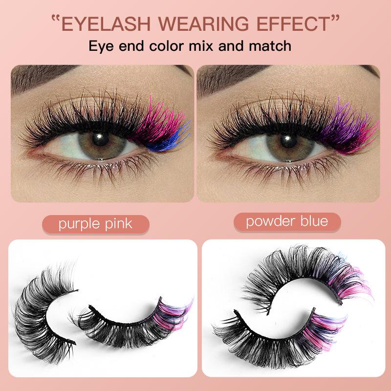 7 أزواج من الرموش الصناعية الم - مراجعة False Eyelashes Natural وسعره