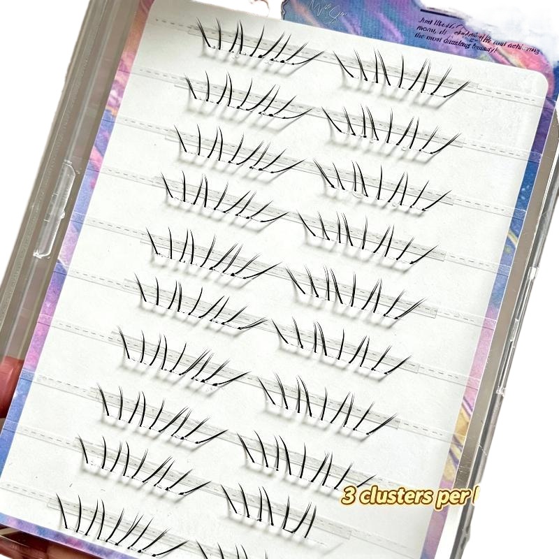 مجموعة واحدة من رموش العين الس - مراجعة False Eyelashes Natural وسعره