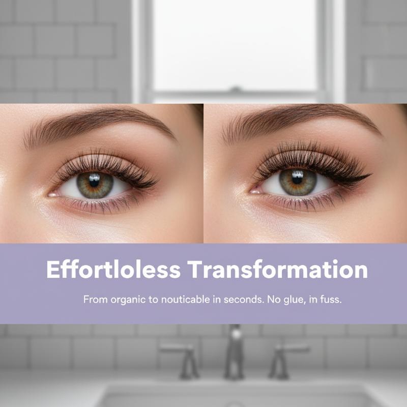 رموش صناعية بدون لاصق سهلة الت - مراجعة False Eyelashes Natural وسعره