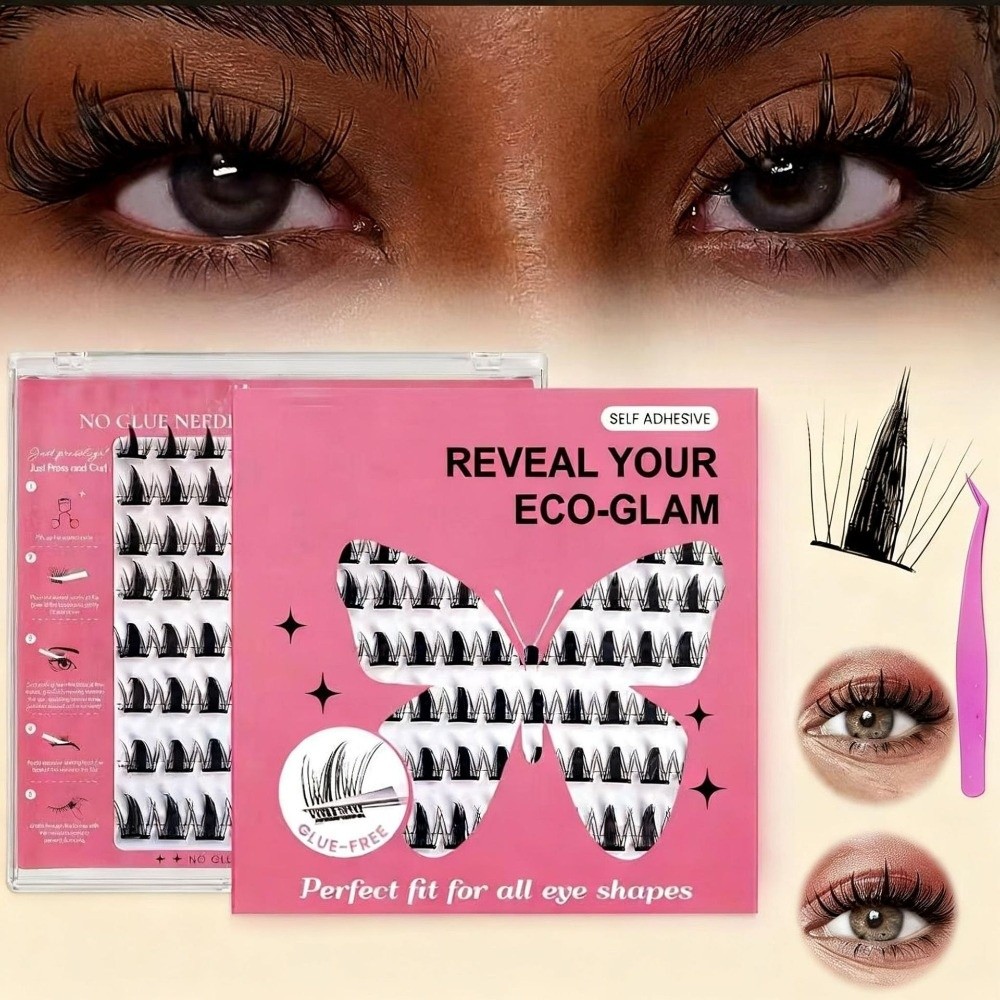 طقم تمديد الرموش بمظهر طبيعي ل - مراجعة False Eyelashes Natural وسعره