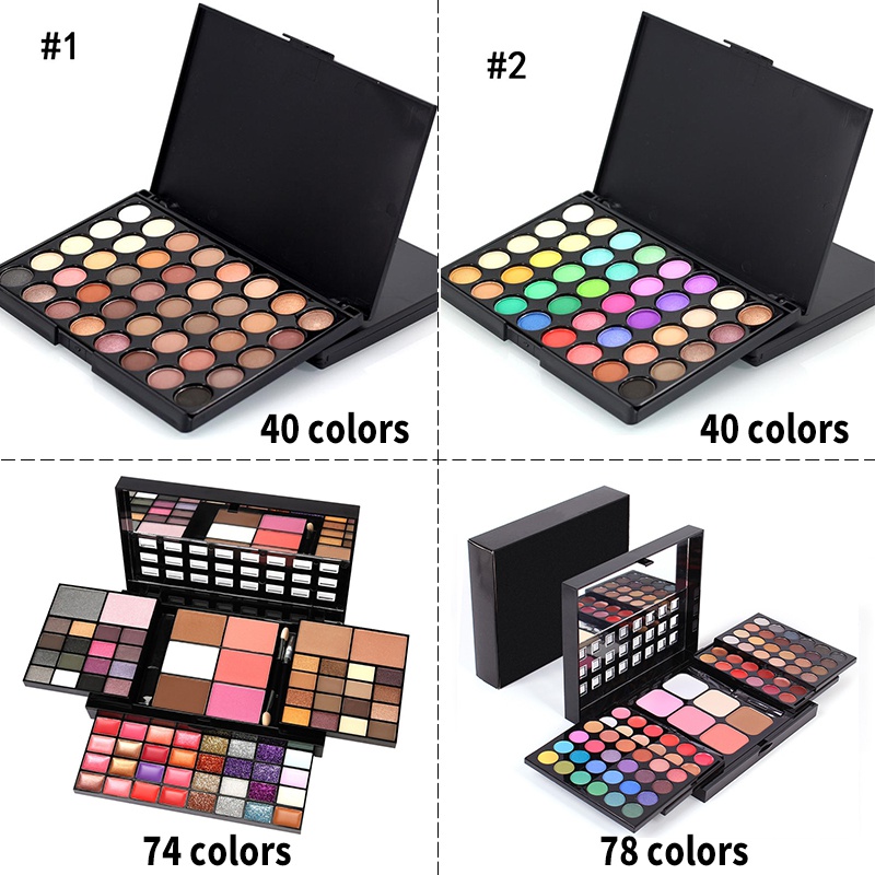 40/74/78 لون بريق عينيه لوحة م - مراجعة Beauty Book Makeup Kit وسعره