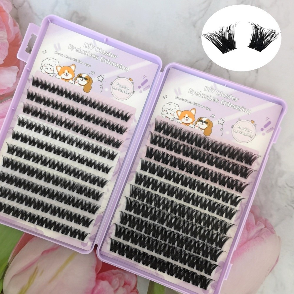 رموش صناعية كثيفة منحنية بـ 10 - مراجعة False Eyelashes Natural وسعره