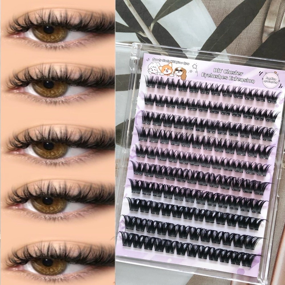 رموش صناعية كثيفة منحنية بـ 10 - مراجعة False Eyelashes Natural وسعره