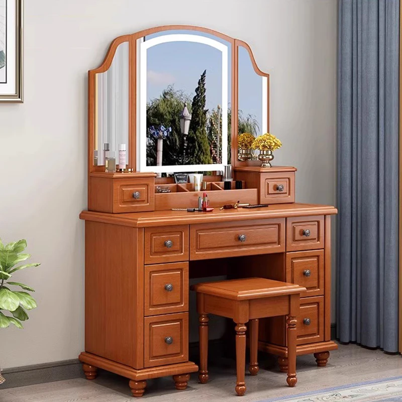 طاولة تجميل كاملة مع تخزين، طا - مراجعة Beauty Makeup Vanity Set وسعره